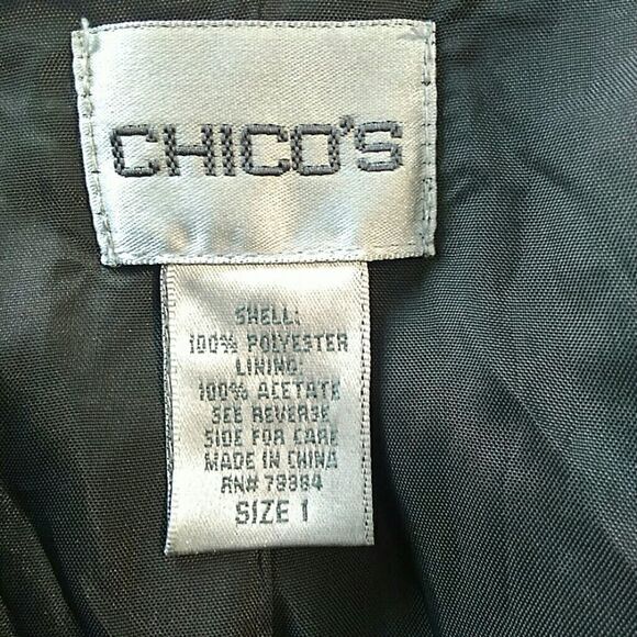 Chico's Brown jacket with suede look - Picture 8 of 8